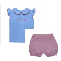 Remember Nguyen Red, White and Blue Emma Bloomer Set