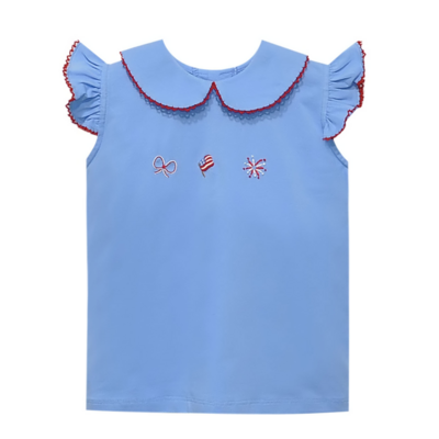 Remember Nguyen Red, White and Blue Emma Bloomer Set