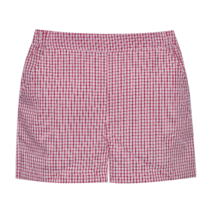 Remember Nguyen Smocked At Sea Blue Houston Short Set