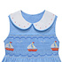 Remember Nguyen Smocked At Sea Blue Juliette Dress