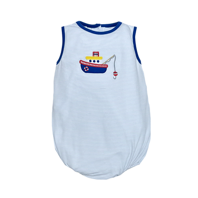 Zuccini Fishing Boat Dudley Lt. Blue Bitty Knit Bubble