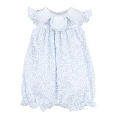 Sophie & Lucas BB Blooms Petal Playsuit Blue