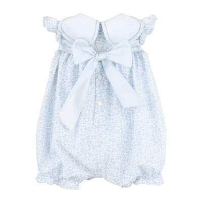 Sophie & Lucas BB Blooms Petal Playsuit Blue