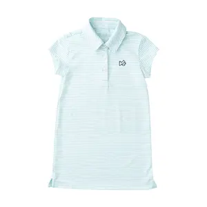 Prodoh Aruba Blue Stripe SS Pro Performance Polo Dress