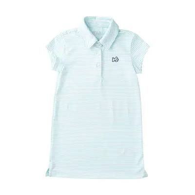 Prodoh Aruba Blue Stripe SS Pro Performance Polo Dress