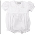 Feltman Brothers White/Pink Girl's Bubble Romper PRE
