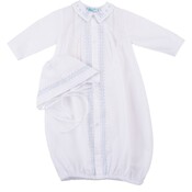 Feltman Brothers Leaf Take Me Home Gown White/Blue NB