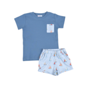 Baby Loren Sail Away Boy Short Set