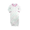 Baby Loren Whales Aqua & Pink Converter Gown
