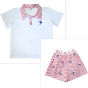 My Little Hoppers Swordfish Polo Short Set