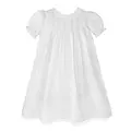 Petit Ami White Pintuck Daygown Dress