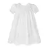 Petit Ami White Pintuck Daygown Dress