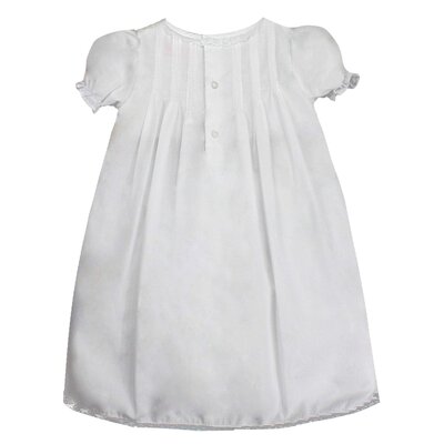 Petit Ami White Pintuck Daygown Dress