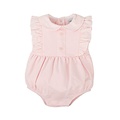 Pink Bubble w/ Striped Ruffle Collar
