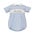 Petit Bebe Train Lt Blue Gingham Boy's Bubble
