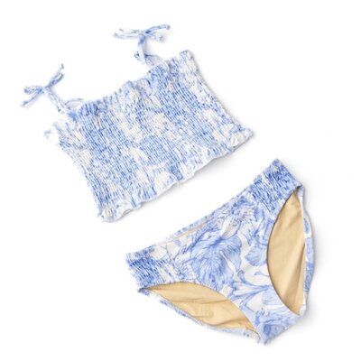 Shade Critters Tropical Blues 2pc Smocked Swimsuit