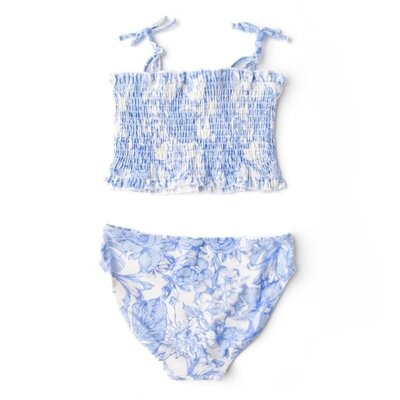 Shade Critters Tropical Blues 2pc Smocked Swimsuit