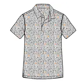 Meripex SC Camo Polo Shirt Orange/Purple