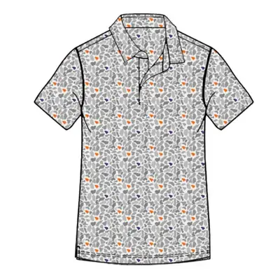 Meripex SC Camo Polo Shirt Orange/Purple