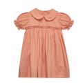 Tiger Orange/Purple Smocked Dress