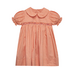 Tiger Orange/Purple Smocked Dress