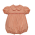 Tiger Orange/Purple Smocked Girl Bubble