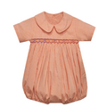 Tiger Orange/Purple Smocked Boy Bubble