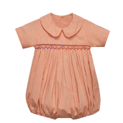 Tiger Orange/Purple Smocked Boy Bubble