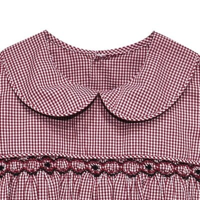 Gamecock Garnet/Black Smocked Dress