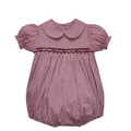 Gamecock Garnet/Black Smocked Girl Bubble