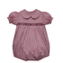 Gamecock Garnet/Black Smocked Girl Bubble