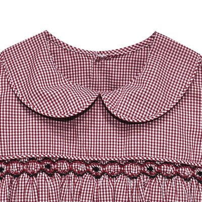Gamecock Garnet/Black Smocked Boy Bubble