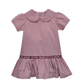Gamecock Garnet/Black Smocked Drop Waist Dress