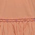 Tiger Orange/Purple Smocked Drop Waist Dress
