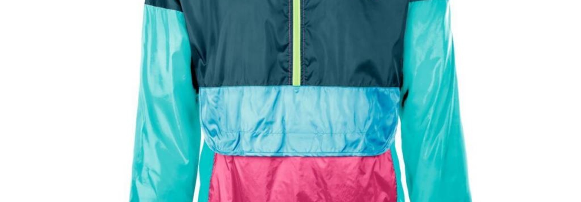 Teca Half Zip Windbreaker, Unisex, Fiesta