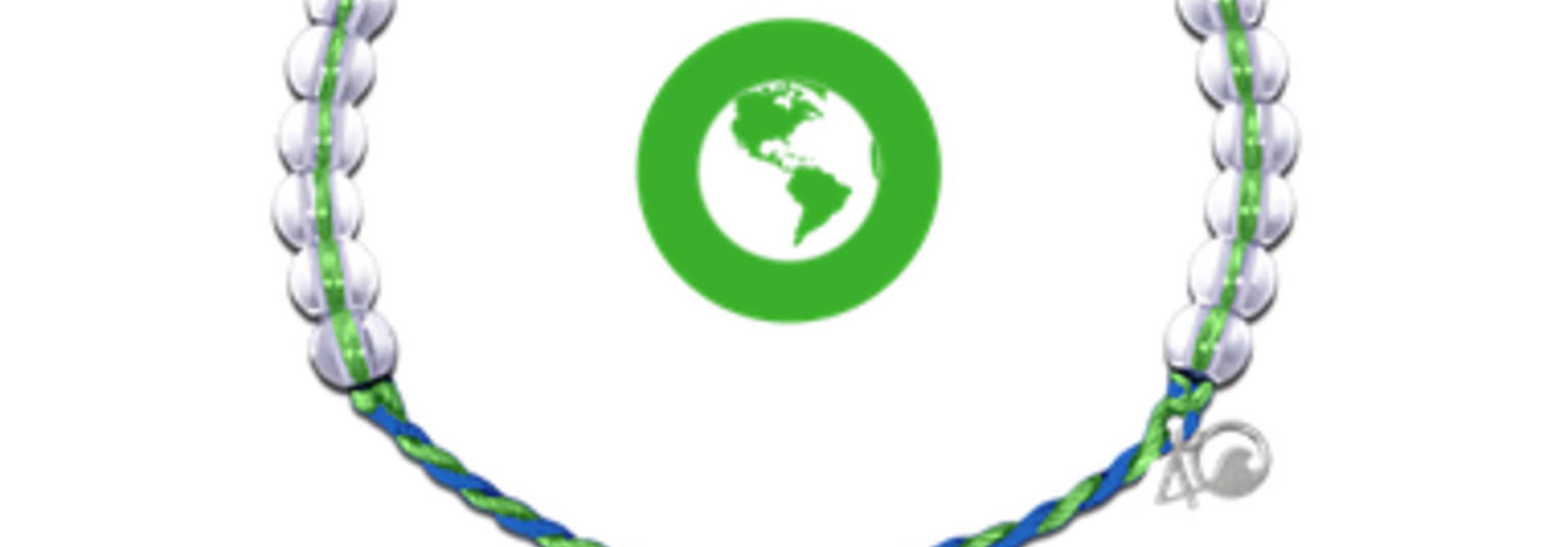 2018 Glass Bead Bracelet Earth Day Green