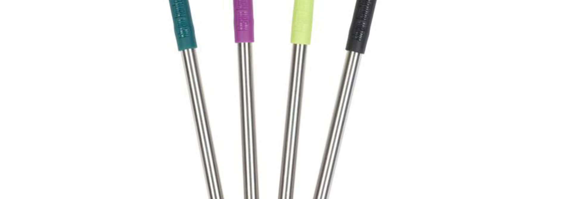 Straw 4 Pack, 8 mm, Natural Colors