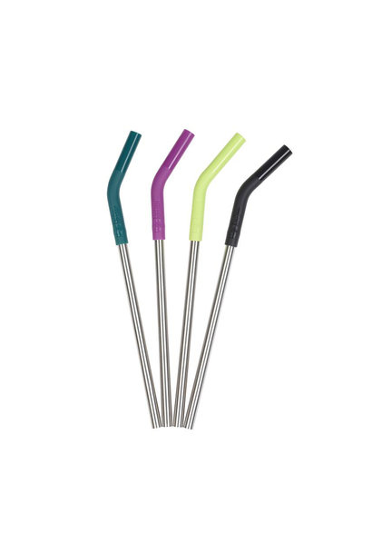 Straw 4 Pack, 8 mm, Natural Colors
