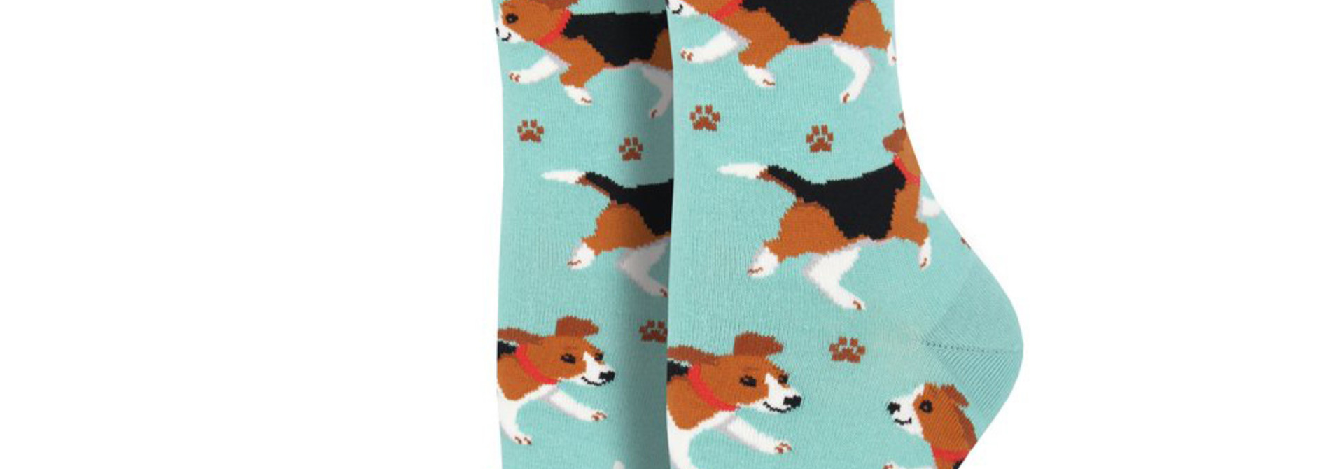 W's Puppy Prints, Sky Blue