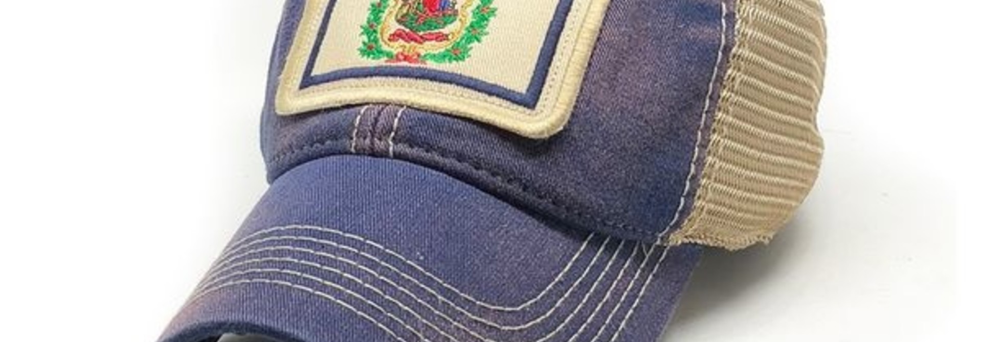 West Virginia Flag Trucker Hat, Americana Blue