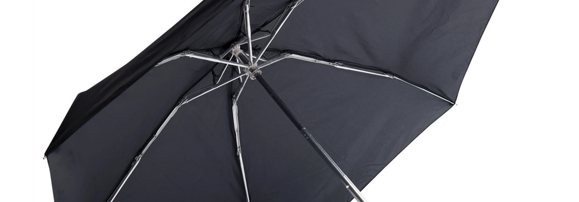 Travelling Light Pocket Umbrella, Black