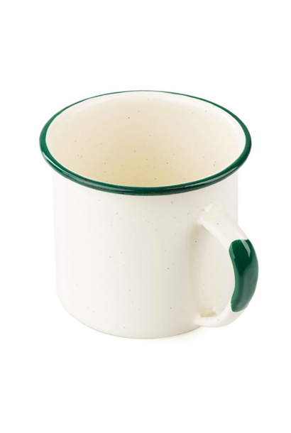 12 oz Enamel Mug, Cream