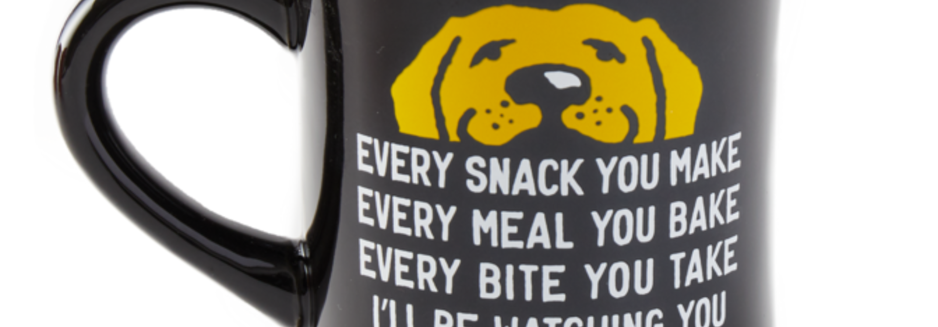 I'll Be Watching You Diner Mug, Jet Black