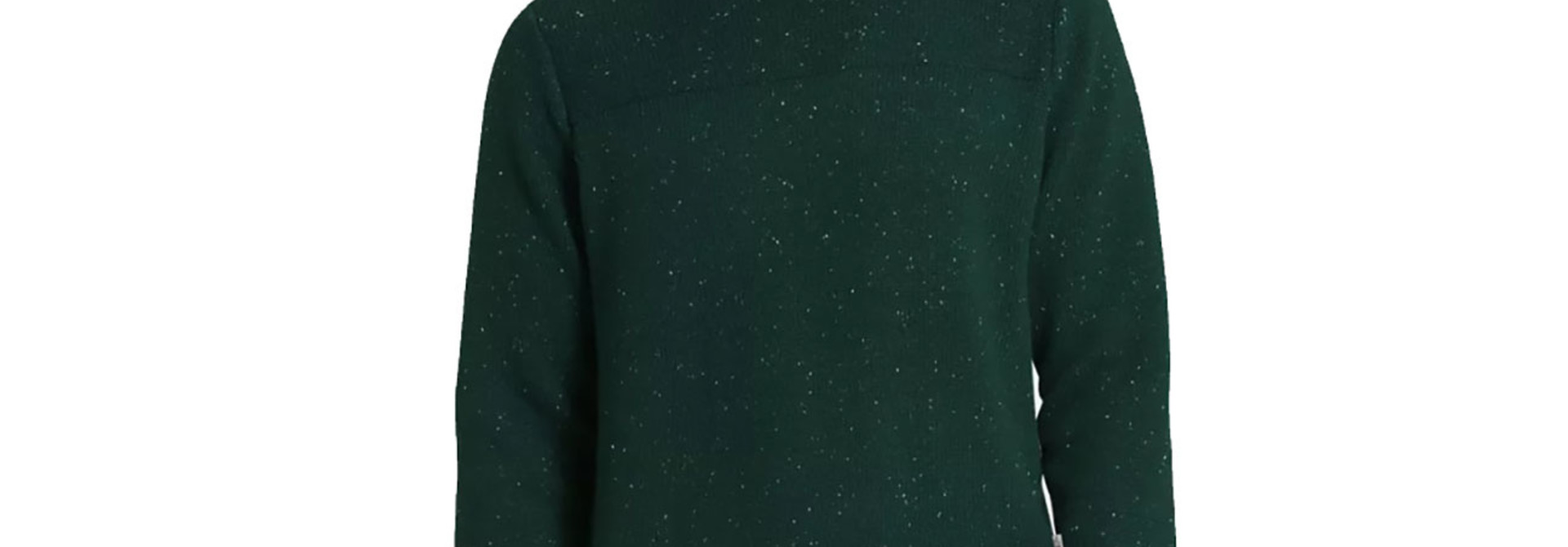 Men's Crestview Crew Sweater, Scarab Green