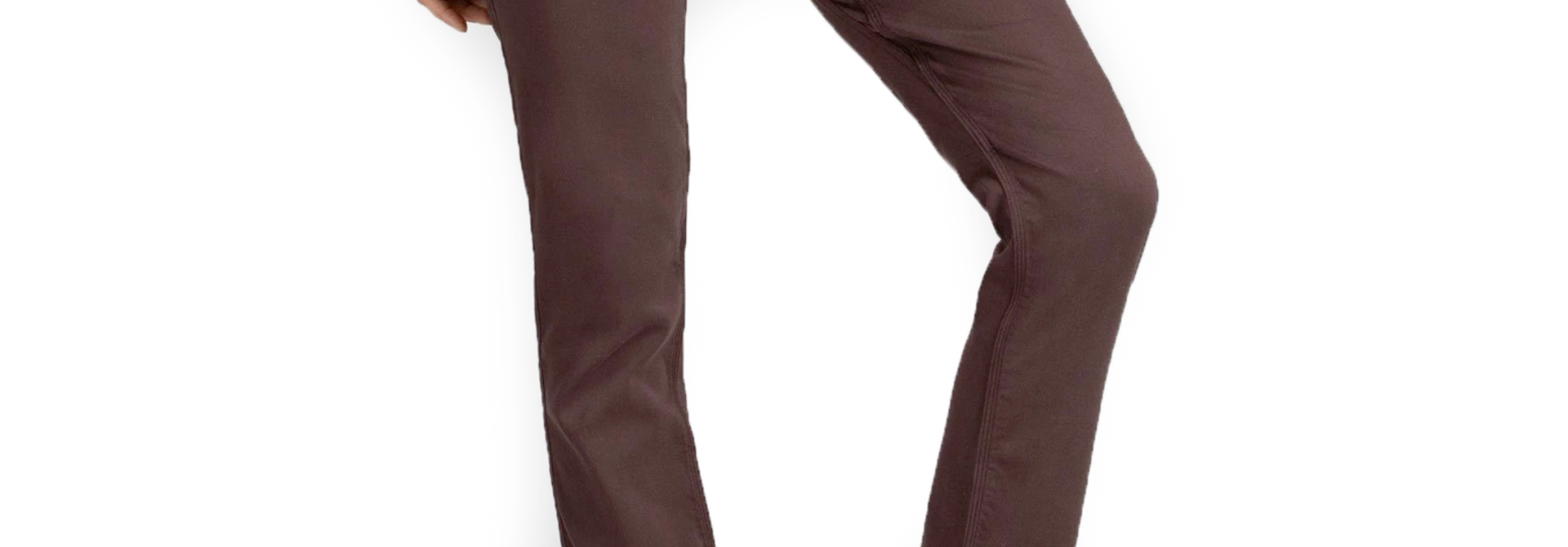 Women's No Sweat Slim Straight, Mahogany