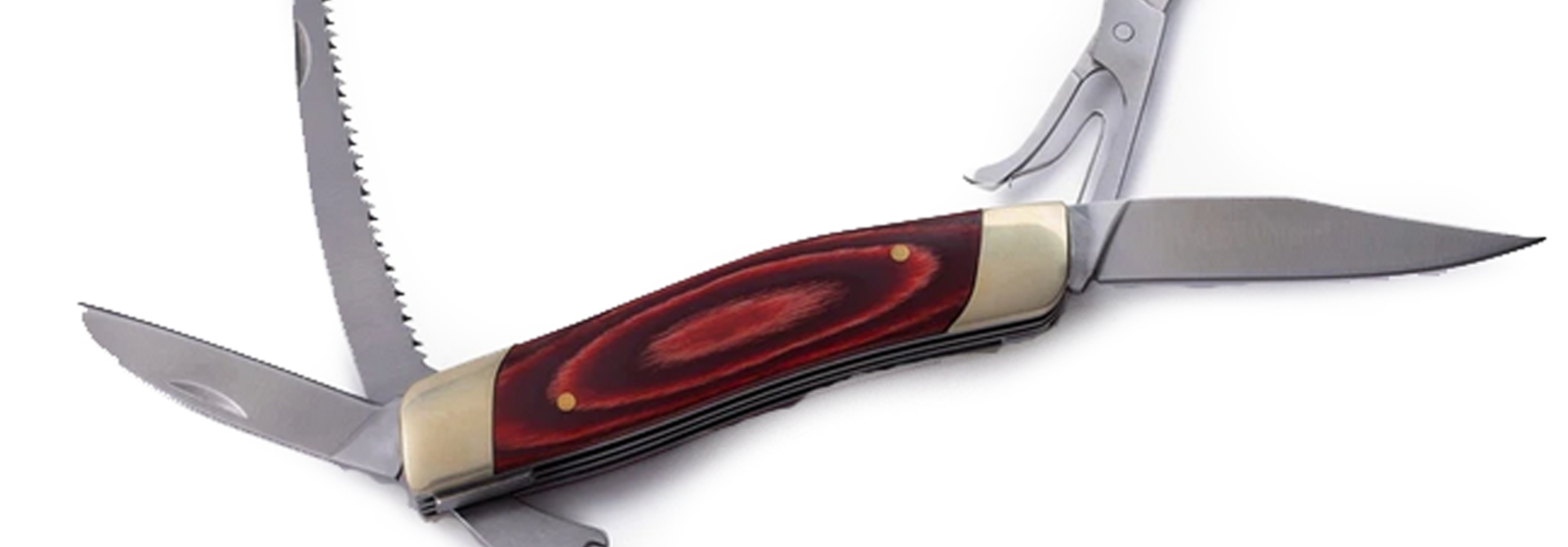 Multi-Tool Pocket Knife, Red