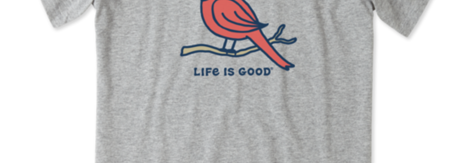 Women's Cute Cardinal Crusher Tee, Heather Gray