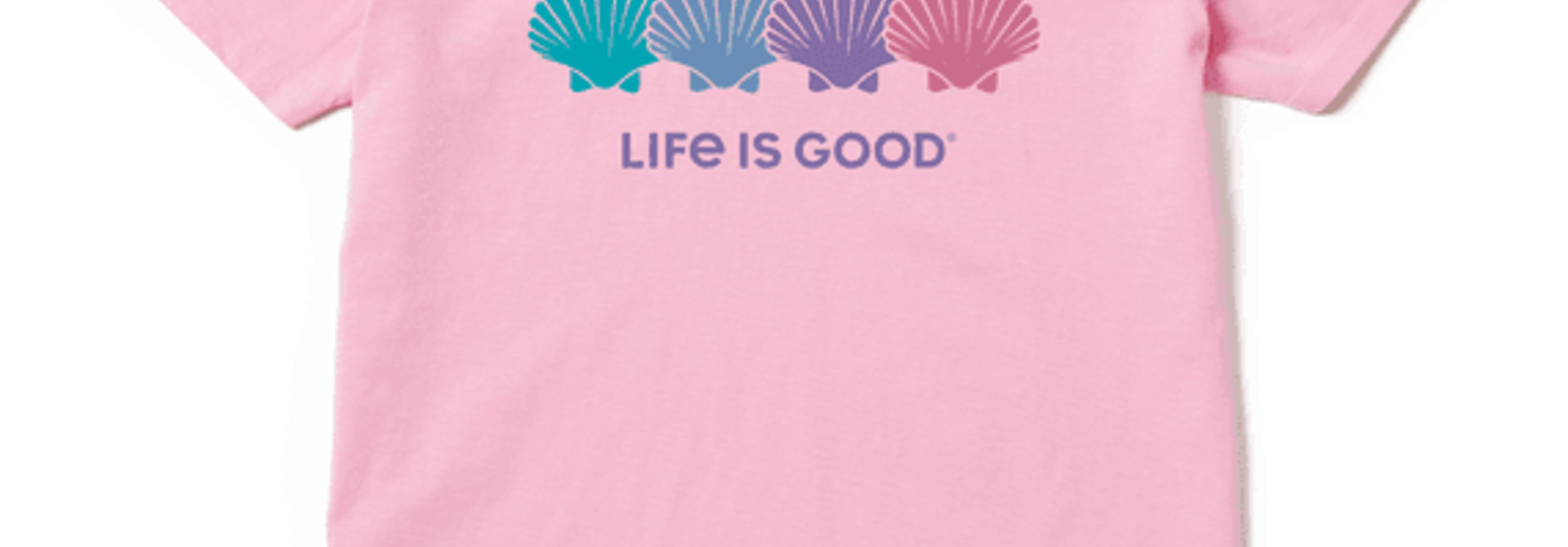 W's Seashell Spectrum Short Sleeve Tee, Happy Pink