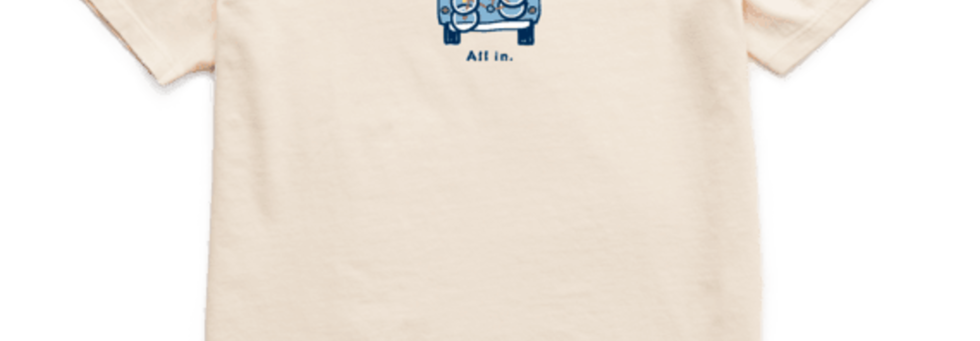 W's Vintage All In Van Crusher Tee, Putty White