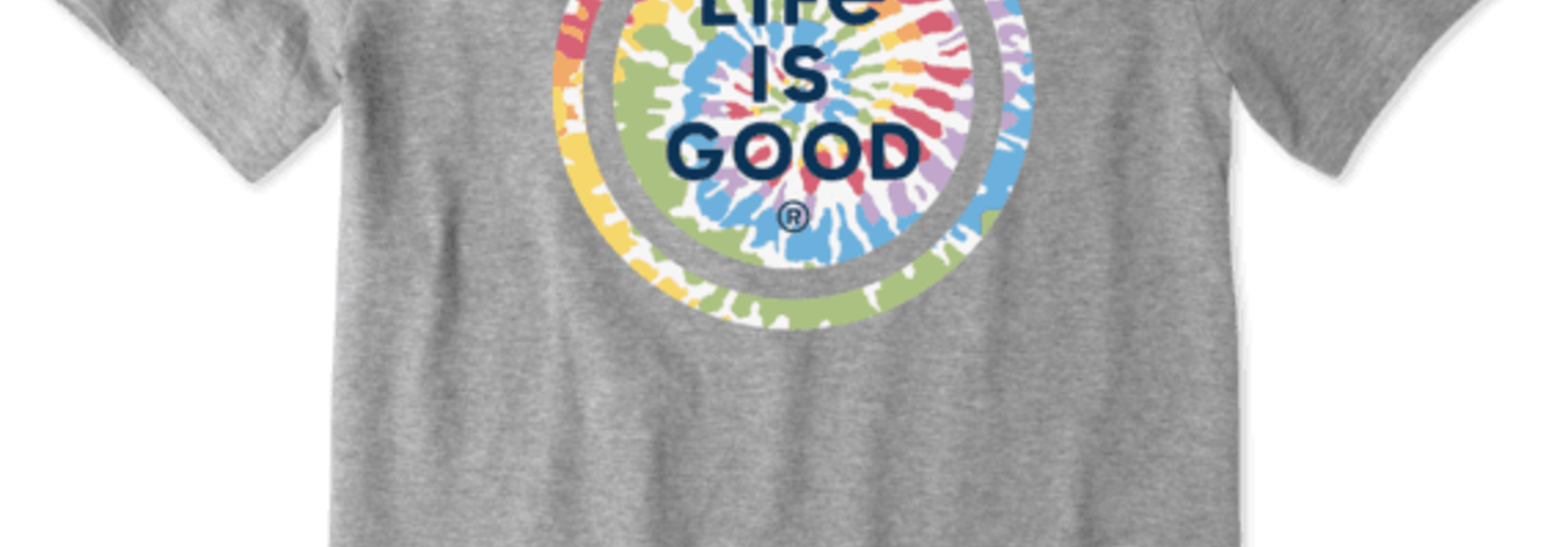 M's Tie Dye Coin Crusher Tee, Heather Gray